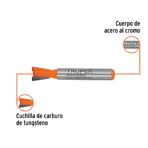 Fresa para Ruteadora Truper 102717, Cola de Pato, 5/16