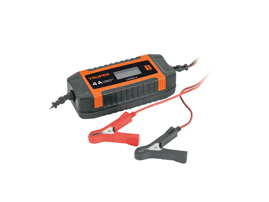 Cargador y Mantenedor Automático Truper 104009, 4 A, 6V y 12V - Foto 1 | aztools.co