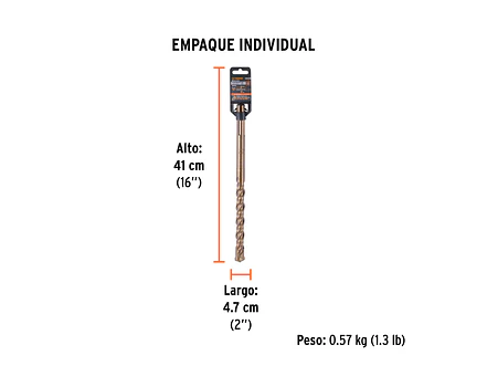 Broca SDS Truper para Concreto Truper 101438, 7/8 x 13