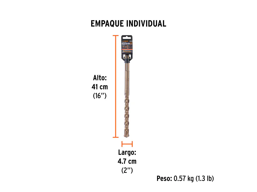 Broca SDS Truper para Concreto Truper 101438, 7/8 x 13