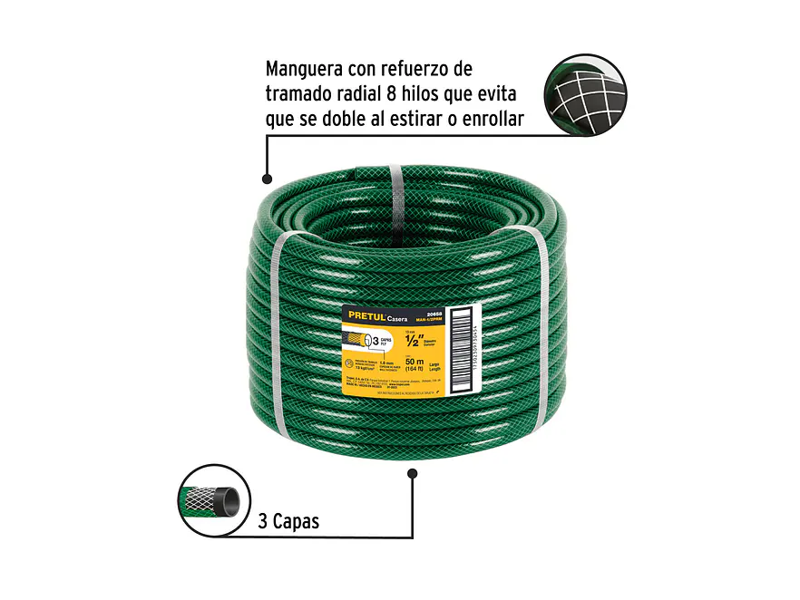 Manguera Pretul 20658, 1/2