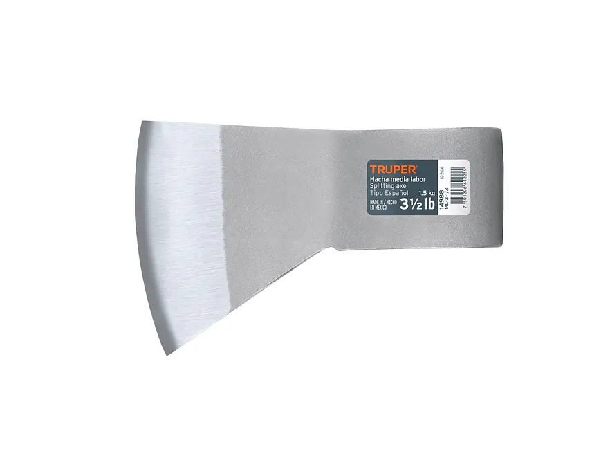 Hacha Media Labor Truper 14988, 3-1/2 lb, Sin Mango - Foto 1 | aztools.co