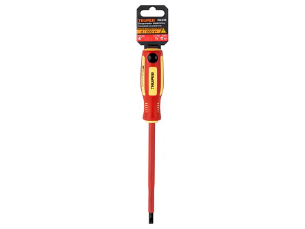 Destornillador Dieléctrico Truper 102243, Punta Pala de 1/4