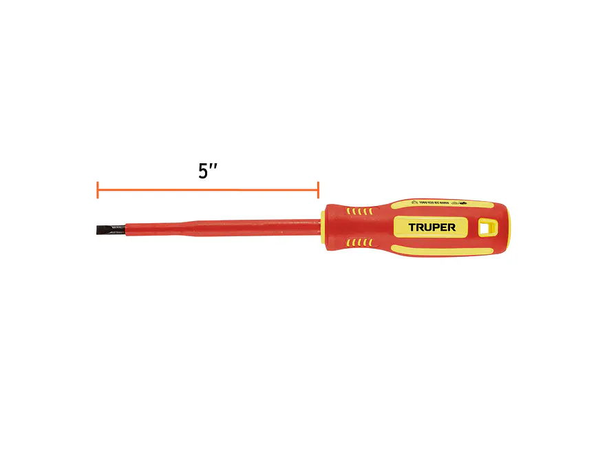 Destornillador Dieléctrico Truper 102242, Punta Pala de 7/32