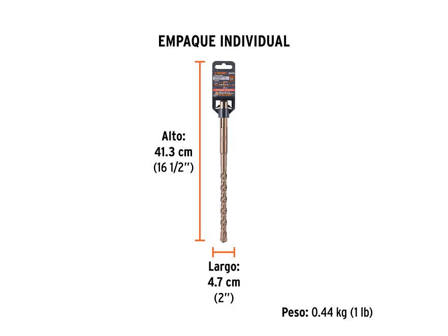Broca SDS Truper para Concreto Truper 101435, 3/4 x 13