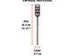 Broca SDS Truper para Concreto Truper 101435, 3/4 x 13