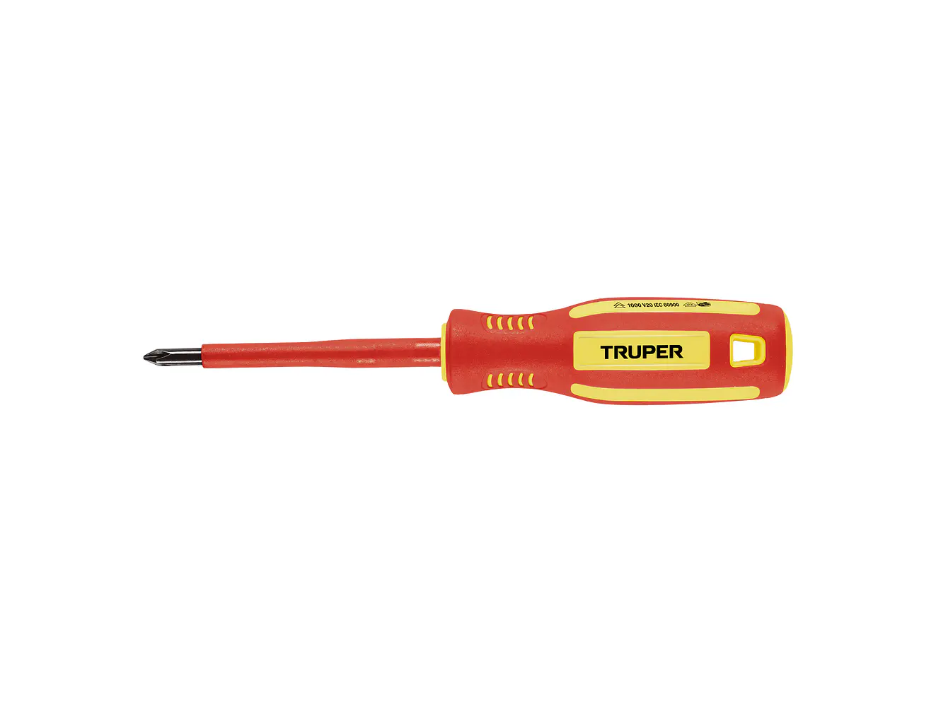 Destornillador Dieléctrico Truper 102240, Punta Phillips de 3/16