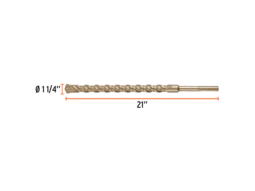 Broca SDS Truper para Concreto Truper 101466, 1-1/4 x 21