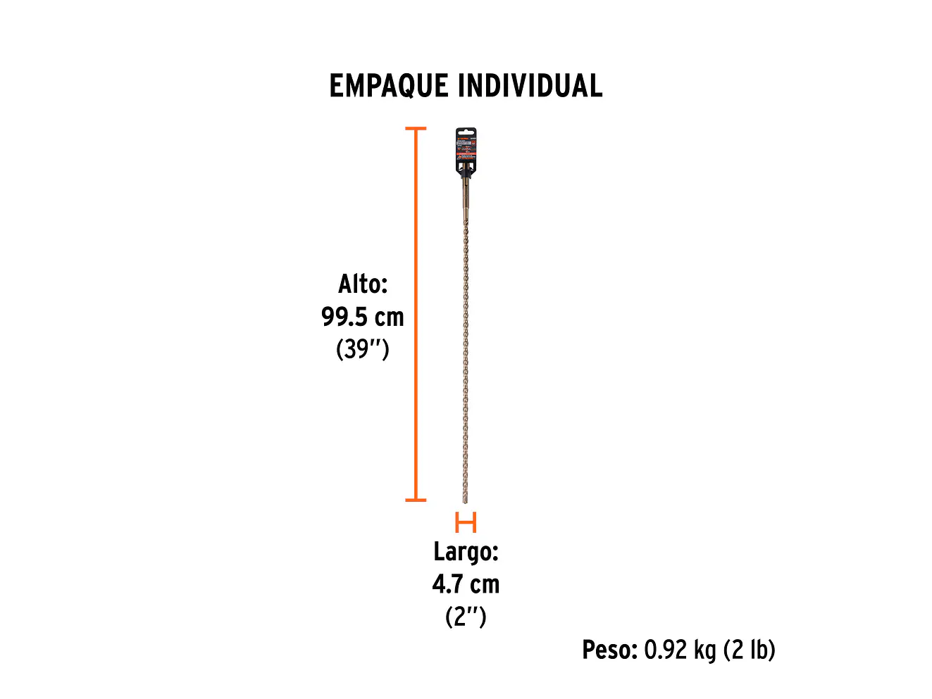 Broca SDS Truper para Concreto Truper 101434, 5/8 x 36