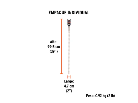 Broca SDS Truper para Concreto Truper 101434, 5/8 x 36