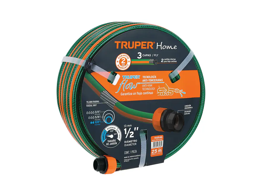 Manguera Reforzada Truper 102546, 1/2