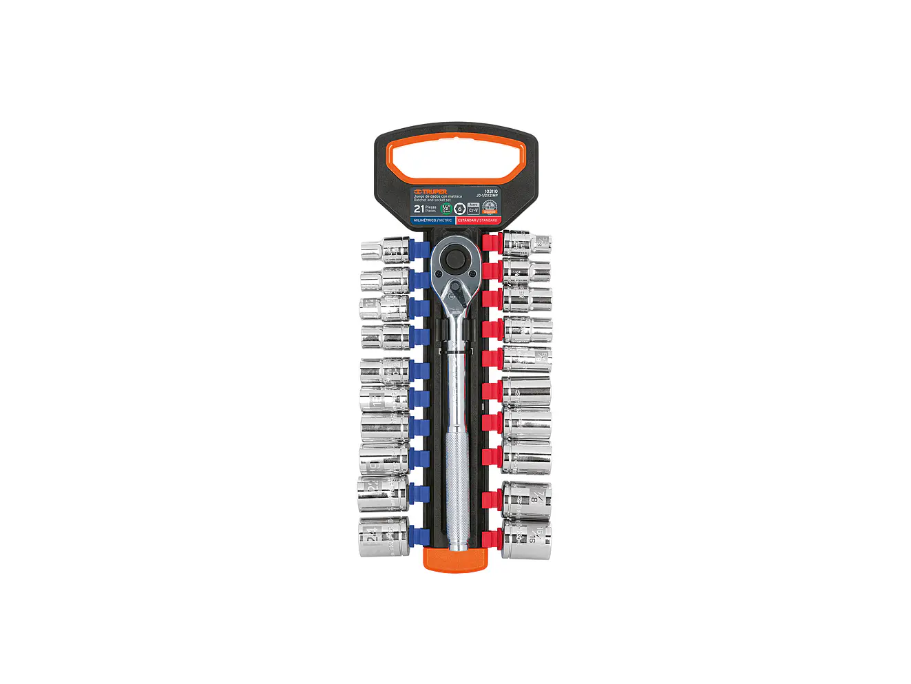 Juego de Copas Truper 103110, MM y STD, Mando 1/2