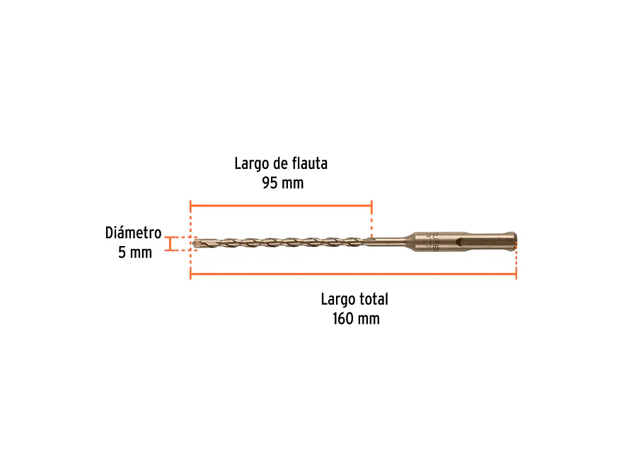 Broca SDS Truper para Concreto Truper 101433, 5/8 x 21