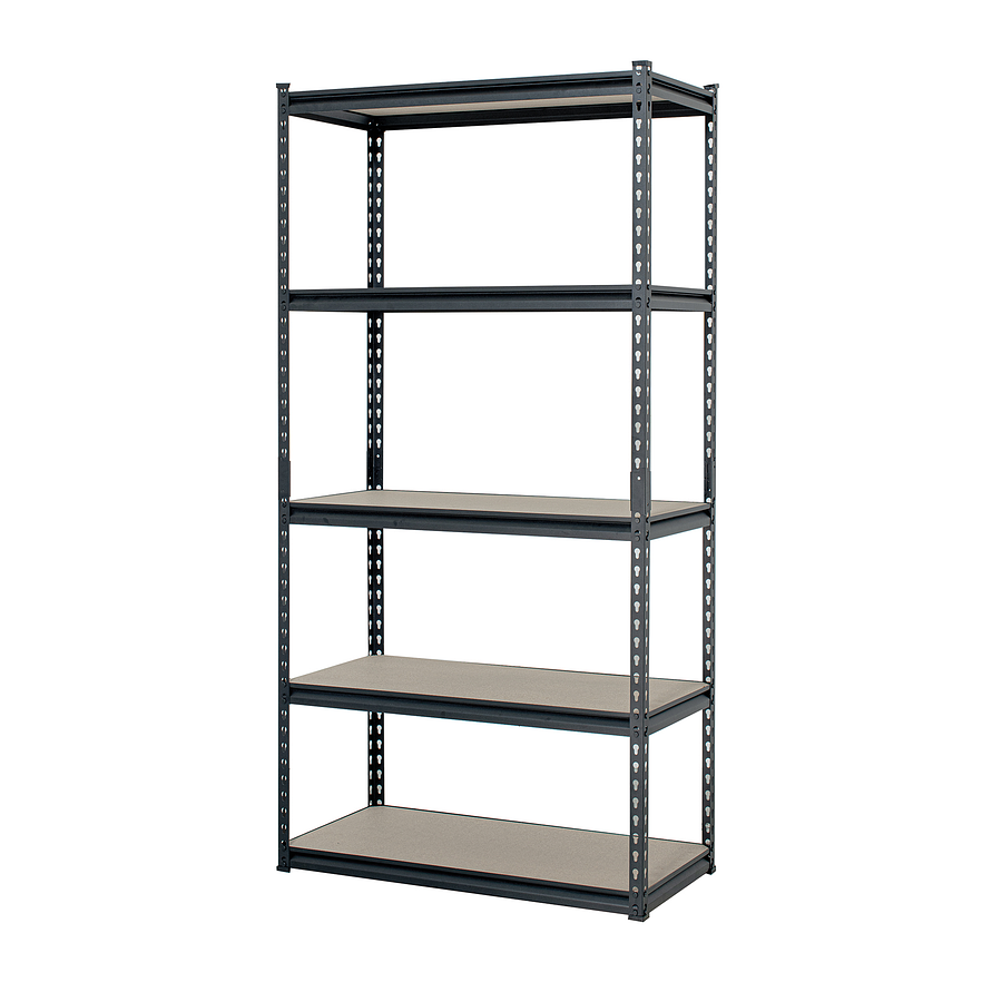 Estante Metálico Pretul 29023, 5 Repisas, 180x45x90, Capacidad 60 Kg 1