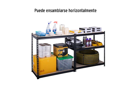 Estante Metálico Pretul 29023, 5 Repisas, 180x45x90, Capacidad 60 Kg - Foto 4 | aztools.co