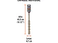 Broca SDS Truper para Concreto Truper 101465, 1-1/4 x 13