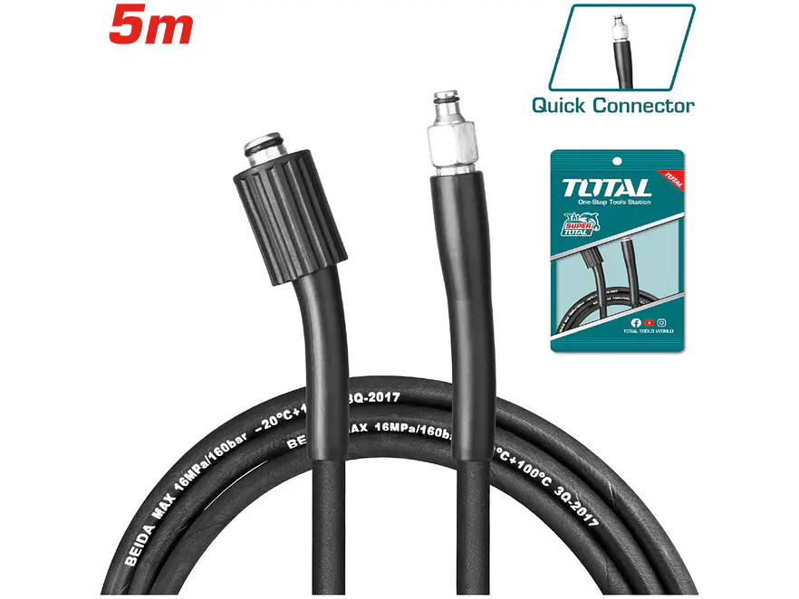 Manguera Hidrolavadora 5Mts Total Tgthph526 - Foto 1 | aztools.co