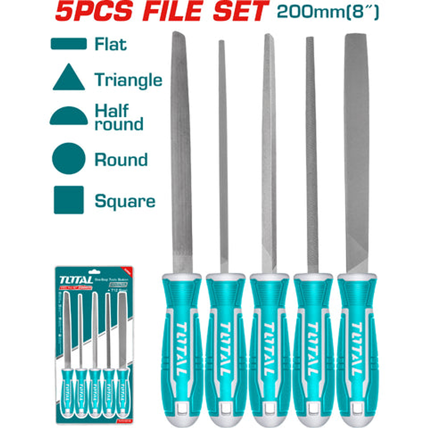 Lima 8 Industrial Juego X 5Pzs Total Tht918516