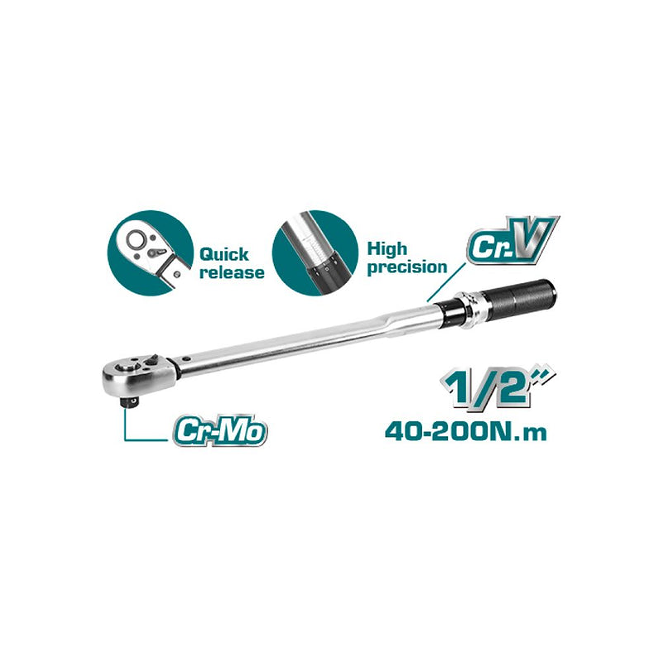 Torquimetro 1/2 Industrial Total Thptw200N2 1