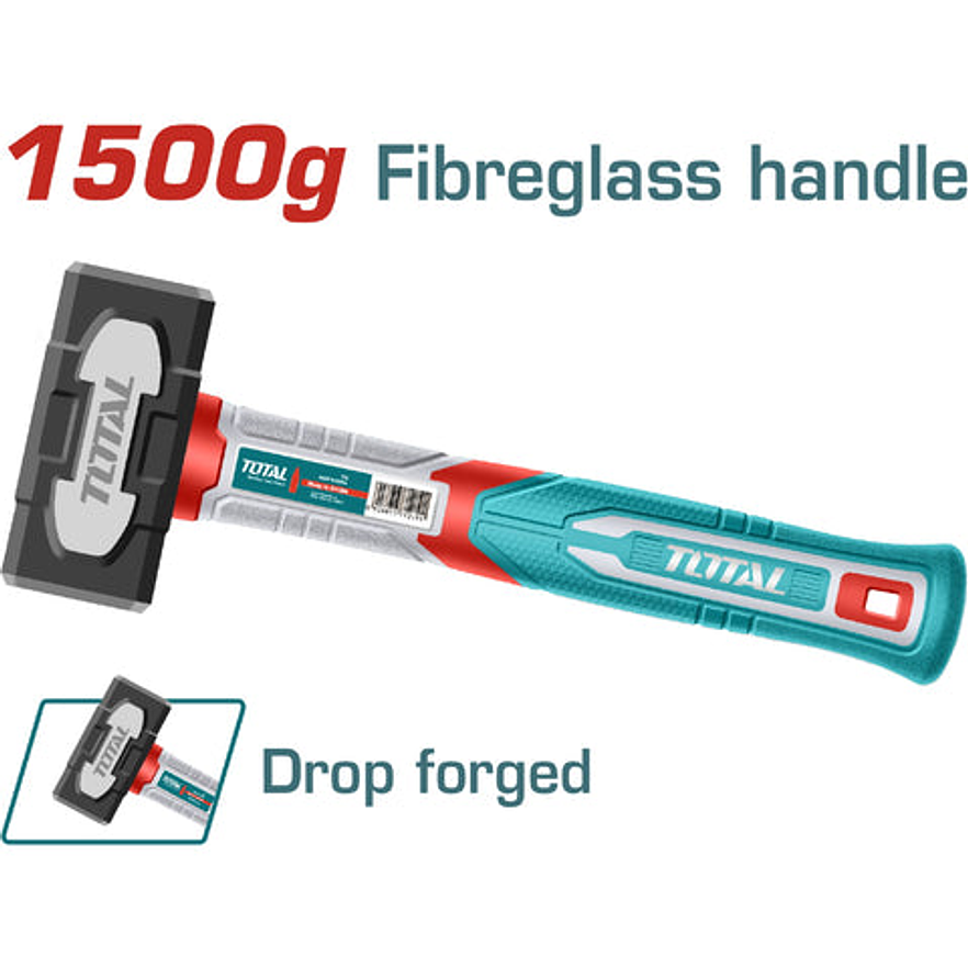 Porra 3Lb Hierro Mango Fibra Vidrio Super Total Thsth61500