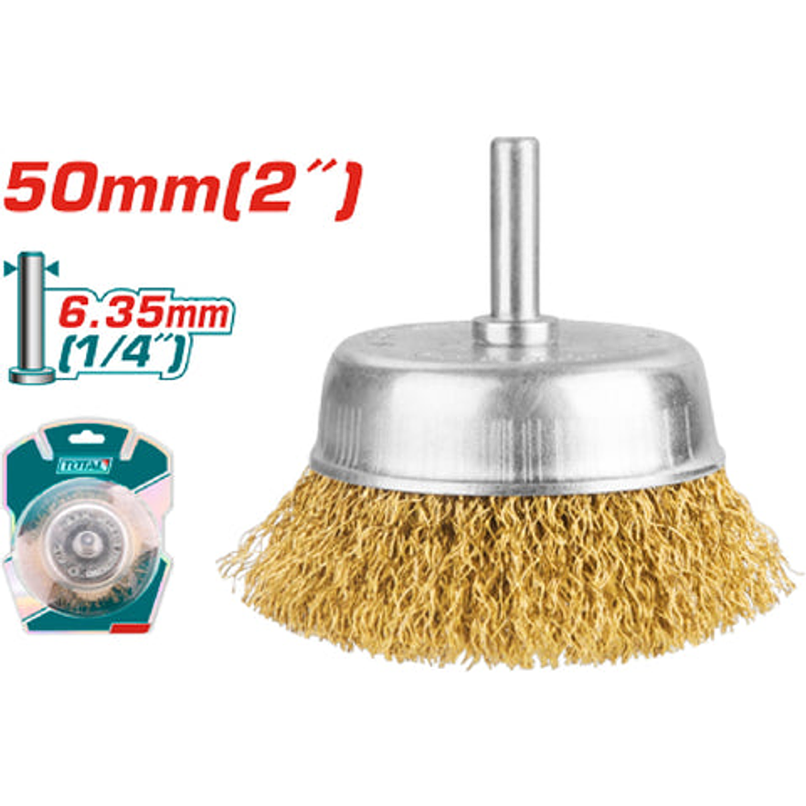 Grata Taladro 50Mm Con Bastago Para Taladro Total Tac33021