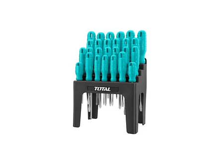 Destornillador Cromo Vanadium Juego X 26 Pzs Total Thtdc252601 - Envío a todo Colombia | aztools.co