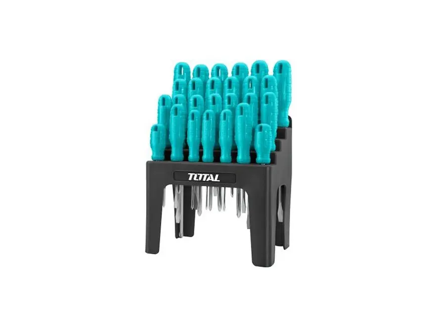 Destornillador Cromo Vanadium Juego X 26 Pzs Total Thtdc252601 - Envío a todo Colombia | aztools.co