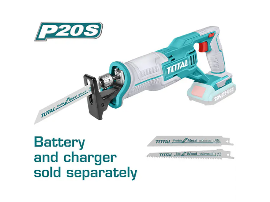 Sierra Sable Inalambrica 20V Bateria Y Cargador No Incluido Total Trsli1151 - Envío a todo Colombia | aztools.co