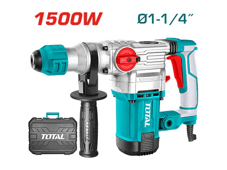 Rotomartillo Industrial SDS Plus 1500W TOTAL UTH1153256 5.5J + Accesorios - Envío a todo Colombia | aztools.co