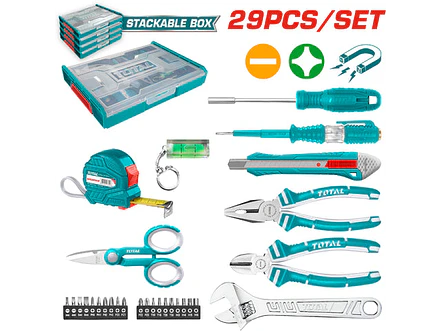 Kit De Herramientas 29Pzs Total Thktv02H291 - Envío a todo Colombia | aztools.co