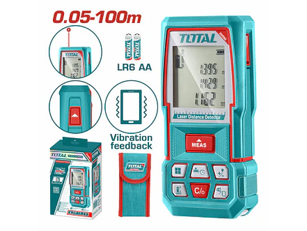 Medidor De Distancias Laser 100Mts Total Tmt51036 - Envío a todo Colombia | aztools.co