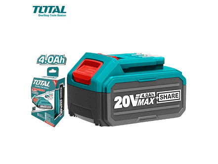Bateria 20V 4,0Ah Industrial Ion Lithium Total Tfbli2002 - Envío a todo Colombia | aztools.co