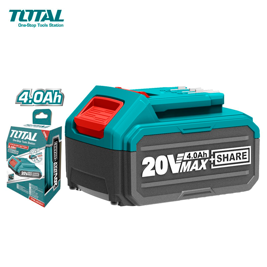 Bateria 20V 4,0Ah Industrial Ion Lithium Total Tfbli2002