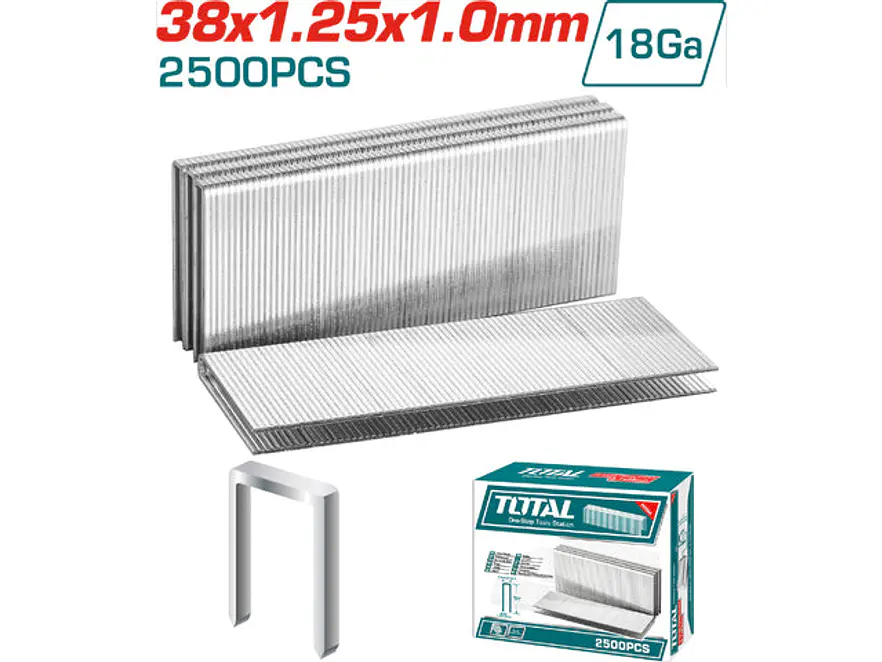Grapa 38Mm Para Grapadora Neumatica Total Tac918382 - Envío a todo Colombia | aztools.co
