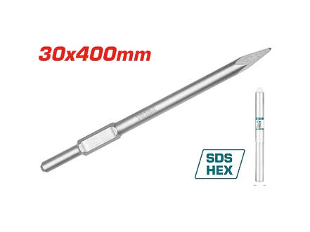 Cincel Punta Sds Hexagonal 30X 400 Mm Super Total Tac15333011 - Envío a todo Colombia | aztools.co