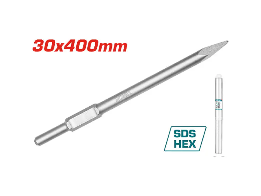 Cincel Punta Sds Hexagonal 30X 400 Mm Super Total Tac15333011 - Envío a todo Colombia | aztools.co