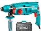 Rotomartillo SDS Plus 800W TOTAL UTH308268 2.5J + 3 Brocas + 2 Cinceles - Miniatura 1 | aztools.co