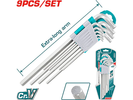 Alem 1.5-10Mm Industrial Blister X 9 Pzs Extra Larga Total Tht106192 - Envío a todo Colombia | aztools.co