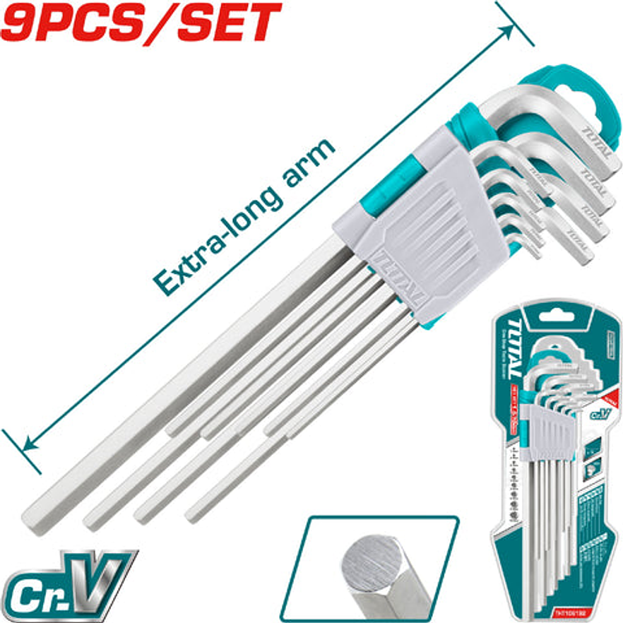 Alem 1.5-10Mm Industrial Blister X 9 Pzs Extra Larga Total Tht106192