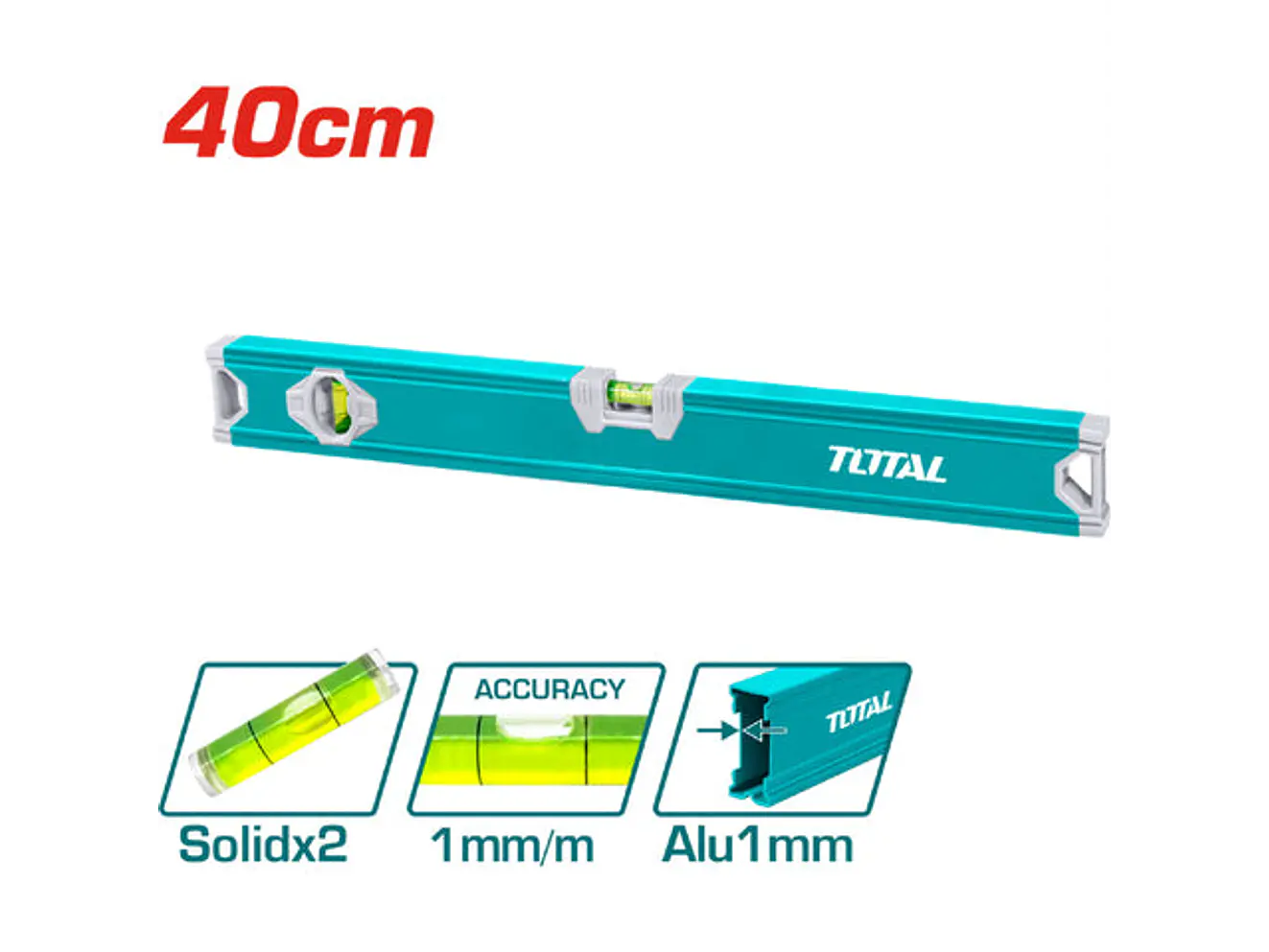 Nivel 40 Cm Aluminio Super Select Total Tmt24036 - Envío a todo Colombia | aztools.co