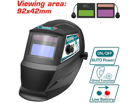 Careta para Soldar Fotosensible TOTAL TSP9306 Tono Variable DIN 9-13 - Envío a todo Colombia | aztools.co