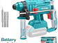 Rotomartillo SDS Plus 20V TOTAL TRHLI2201 Industrial 5/8