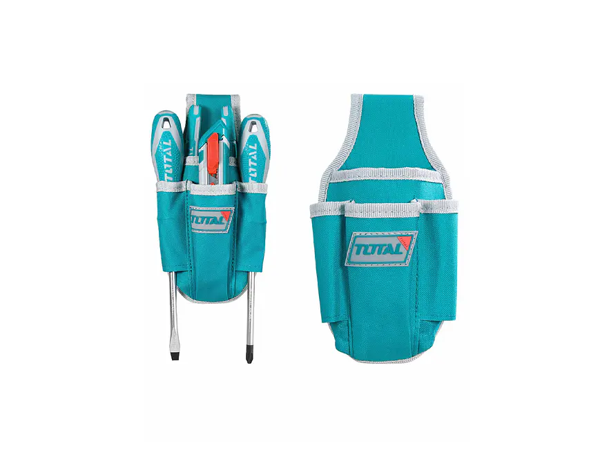 Porta Herramienta De 4 Bolsillos Capacidad Maxima 5Kg Total Tht16P4011 - Foto 1 | aztools.co