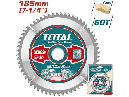 Disco Corte Madera 7 1/4X60 Industrial Total Tac231413 - Envío a todo Colombia | aztools.co