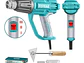 Pistola de Calor Industrial TOTAL UTB16078 1600W con Accesorios - Miniatura 1 | aztools.co