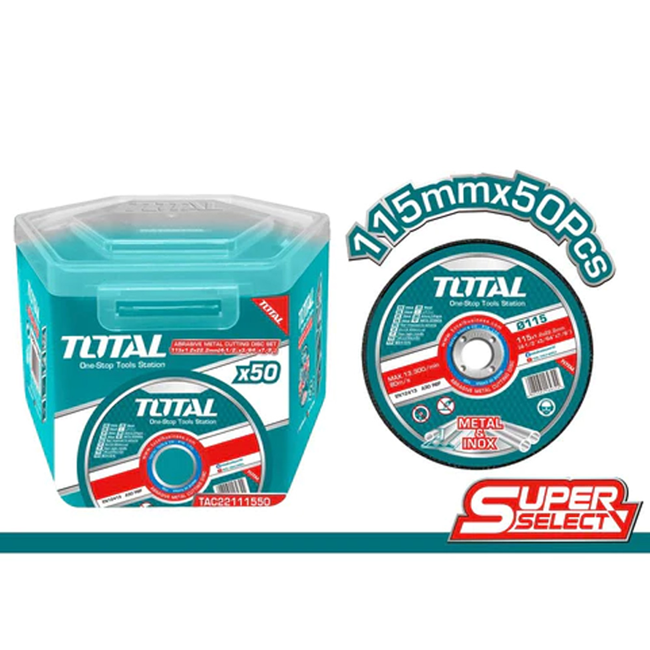 Disco Corte Metal/Acero Inoxidable 4 1/2