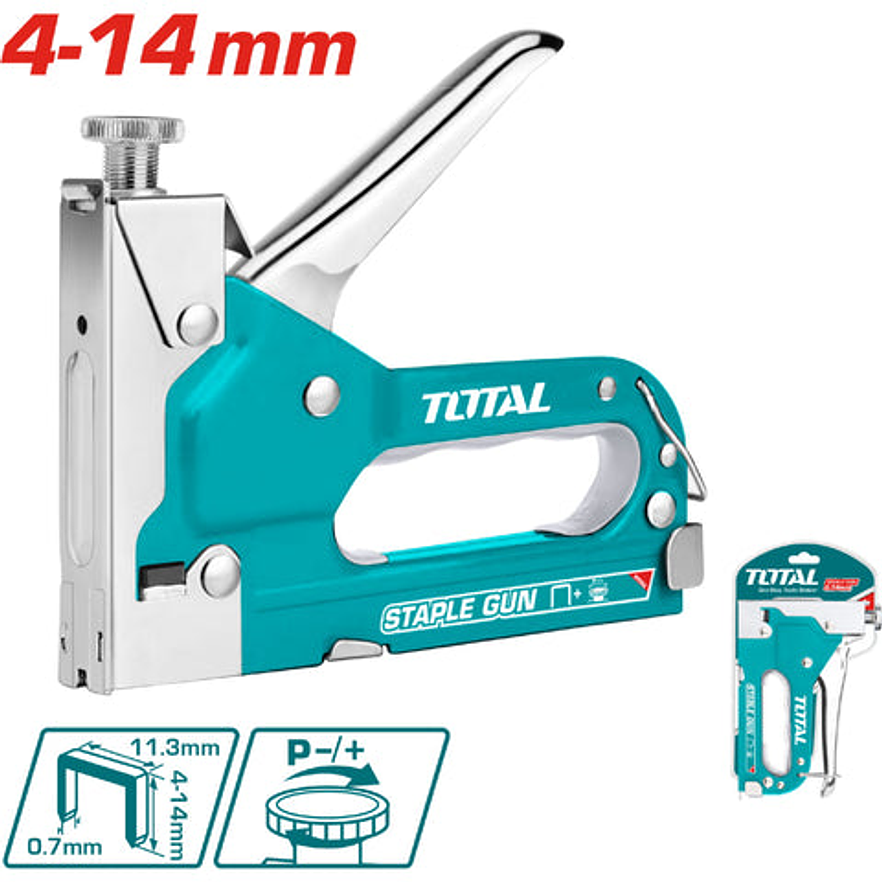 Grapa 12Mm Para Grapadora Neumatica Total Tht39121
