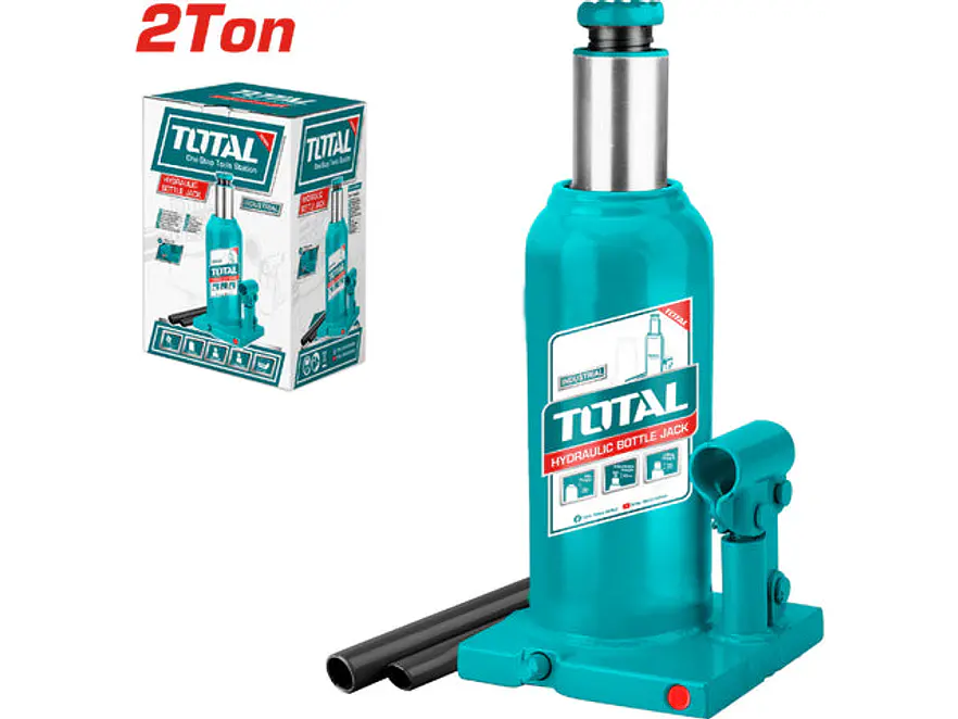 Gato Hidráulico de Botella Industrial TOTAL THT109022 2 Toneladas - Envío a todo Colombia | aztools.co