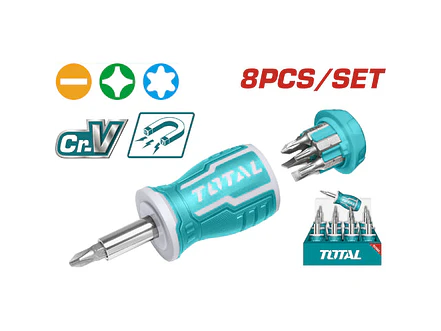 Destornillador 8 En 1 Imantado Super Select Total Tacsds0706 - Envío a todo Colombia | aztools.co