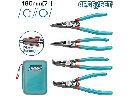 Set De Pinza Saca Pines X 4 Pzs Industrial Super Total Thtj214042 - Envío a todo Colombia | aztools.co